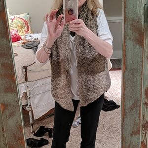 Faux fur vest
